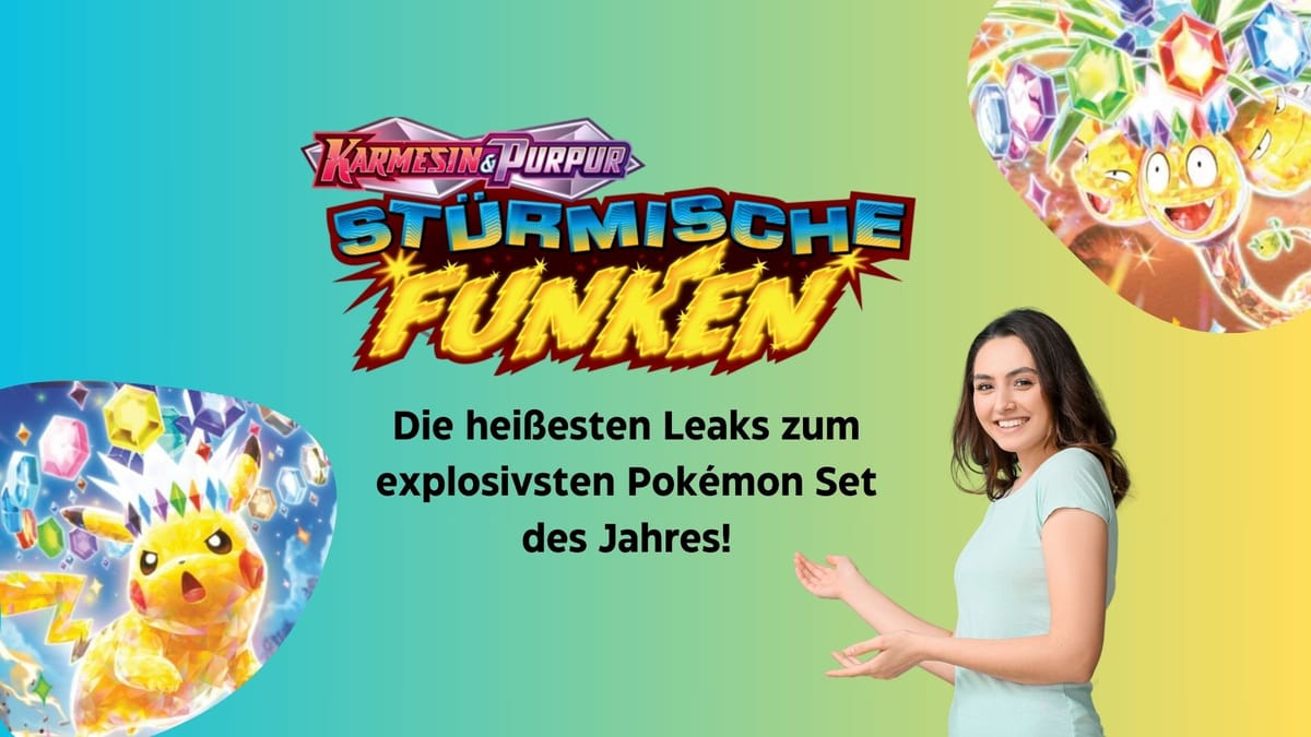 Karmesin & Purpur – Stürmische Funken: Die  heißesten Leaks zum explosivsten Pokémon Set  des Jahres!