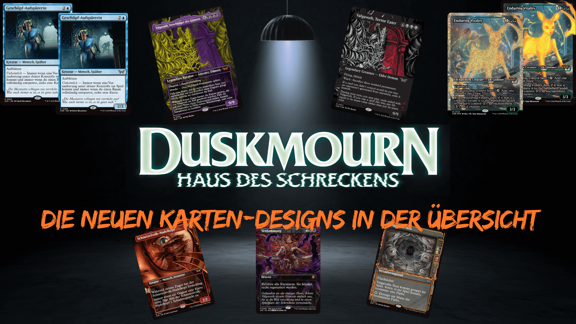 Magic The Gathering: Duskmourn - Die neuen Karten-Designs in der Übersicht